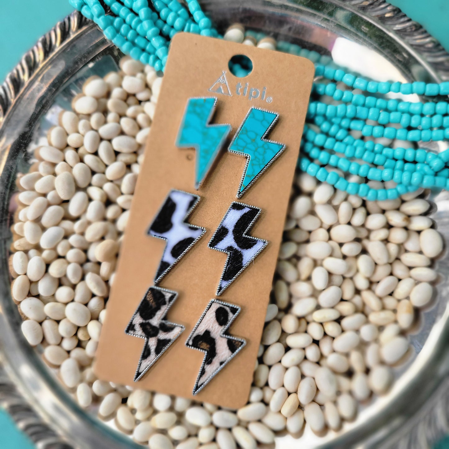 Thunderbolt Earring Trio