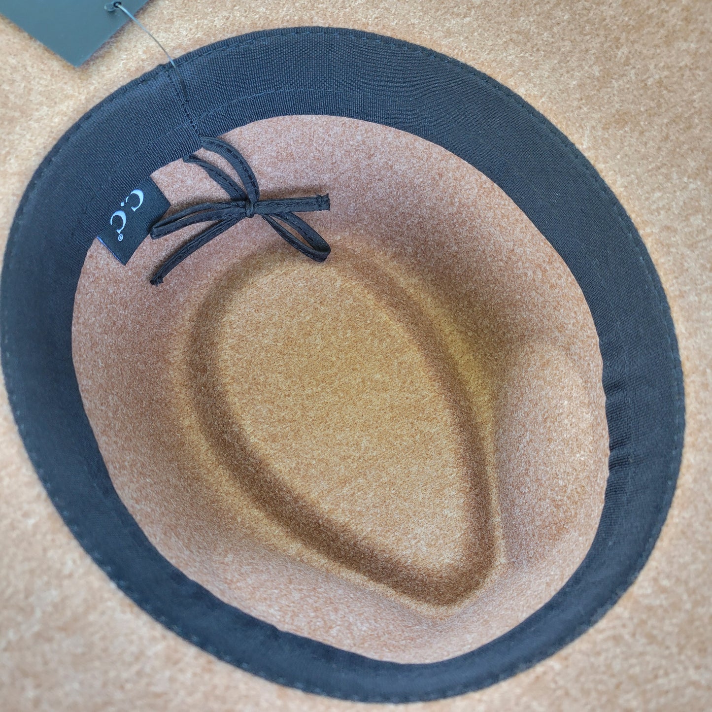 Decorative Trim Band CC Panama Hat - Heather Golden Camel