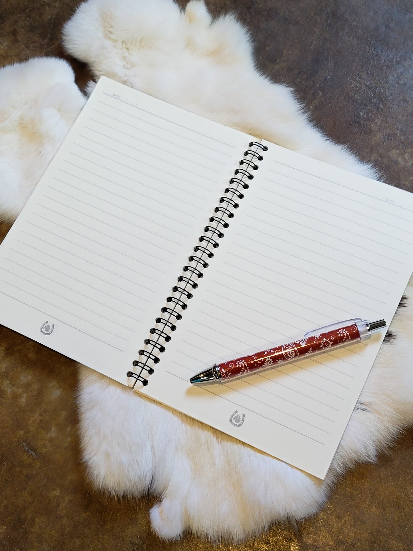 Mini Notebook 8x6 - Cowprint