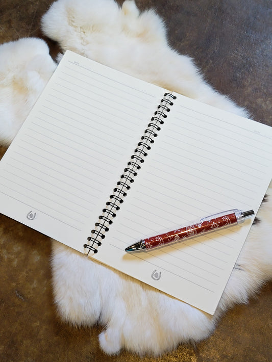 Mini Notebook 8x6 - Cowprint