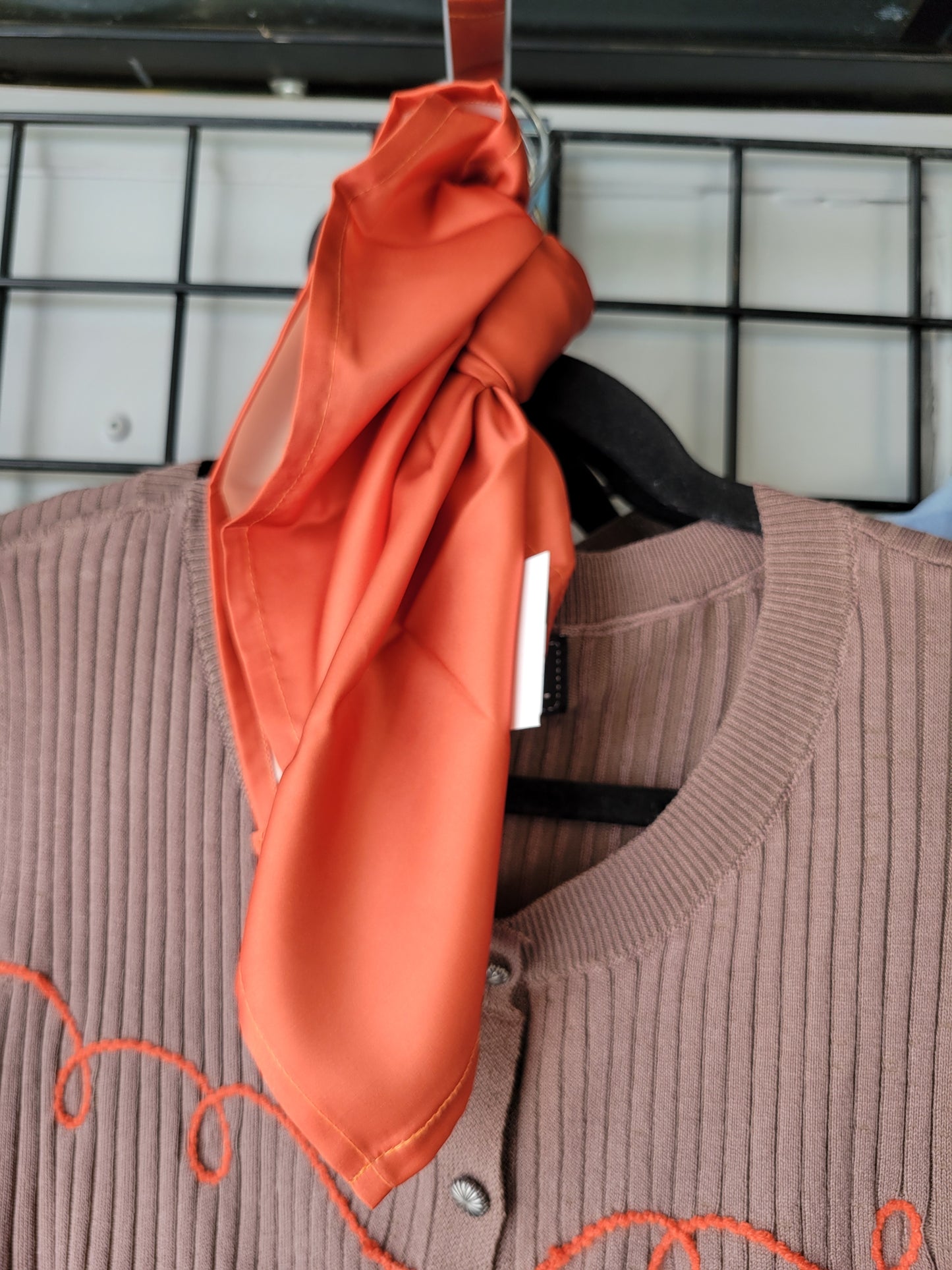 Buckaroo Rag 18x18 - Orange