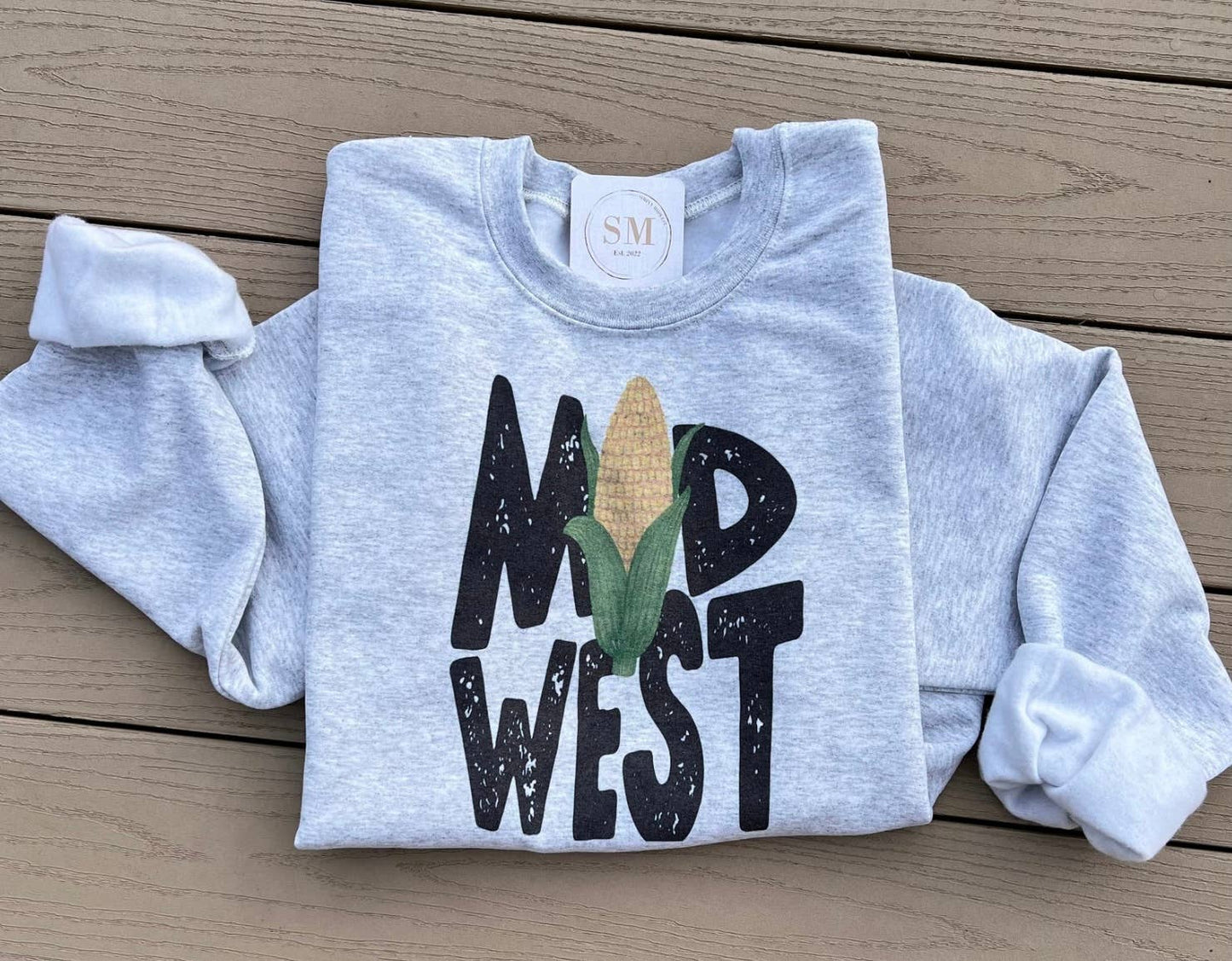 Midwest Corn on The Cob Crewneck