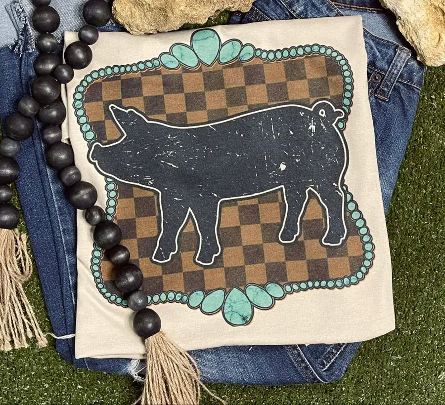 Stock Show Pig Tee