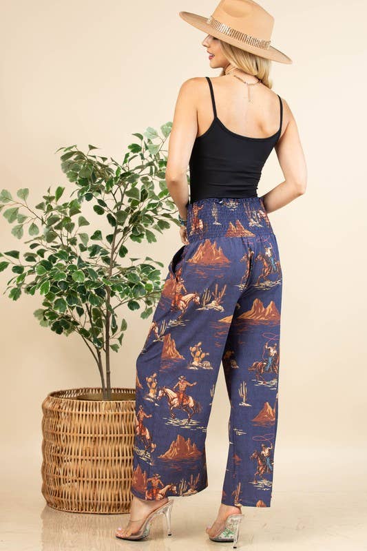 Western Cowboy Relaxed Pants