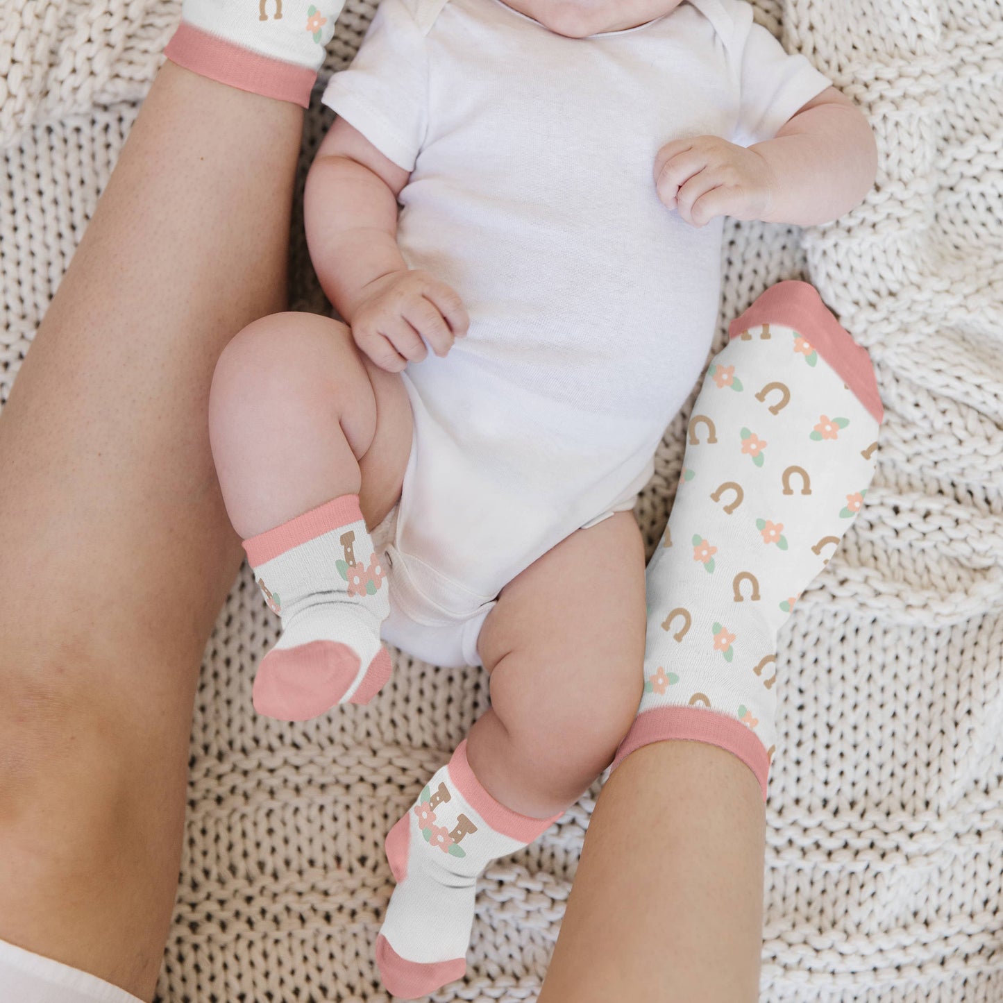 Mama & Me Socks Set Bloomin' Boot