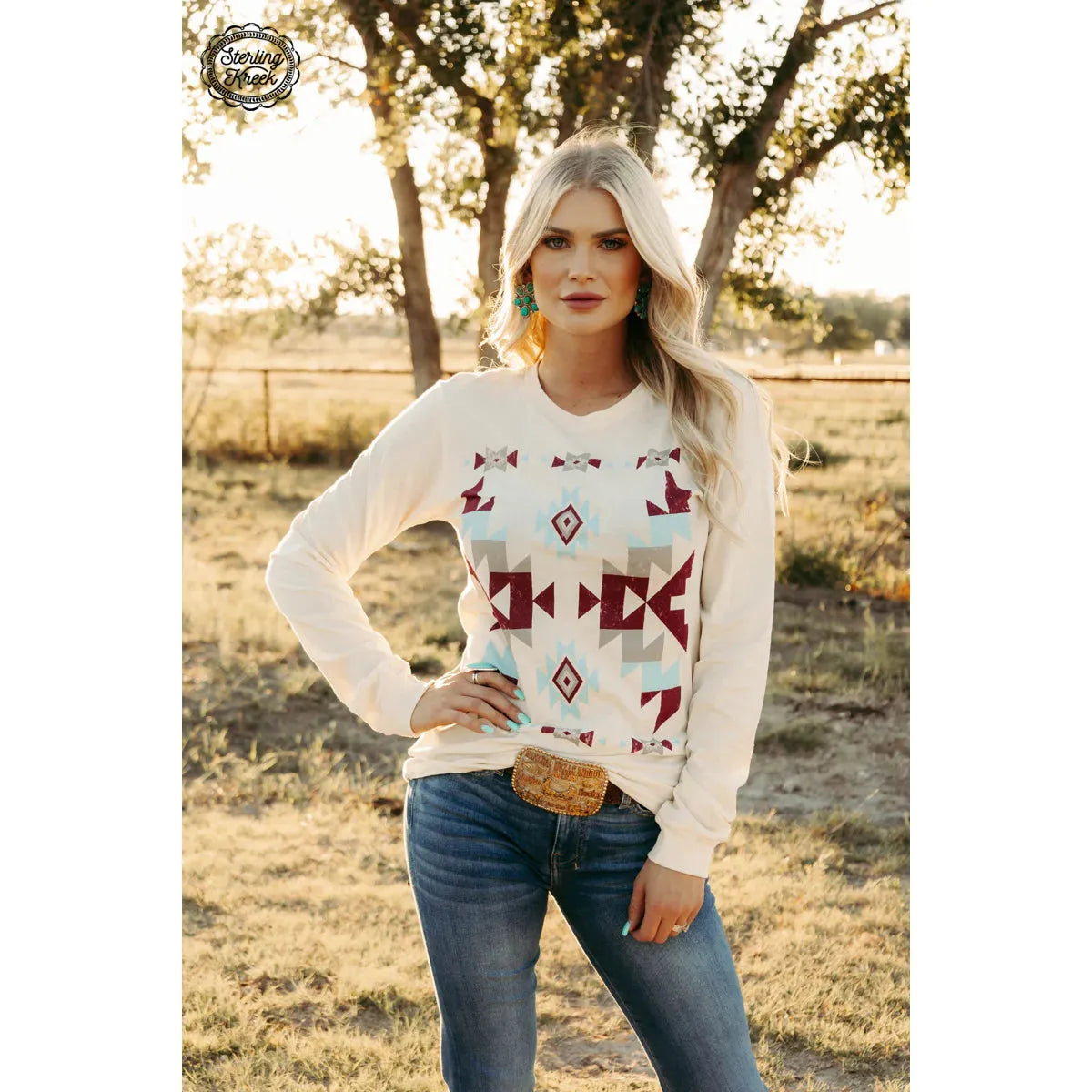 Cranberry spice longsleeve tee