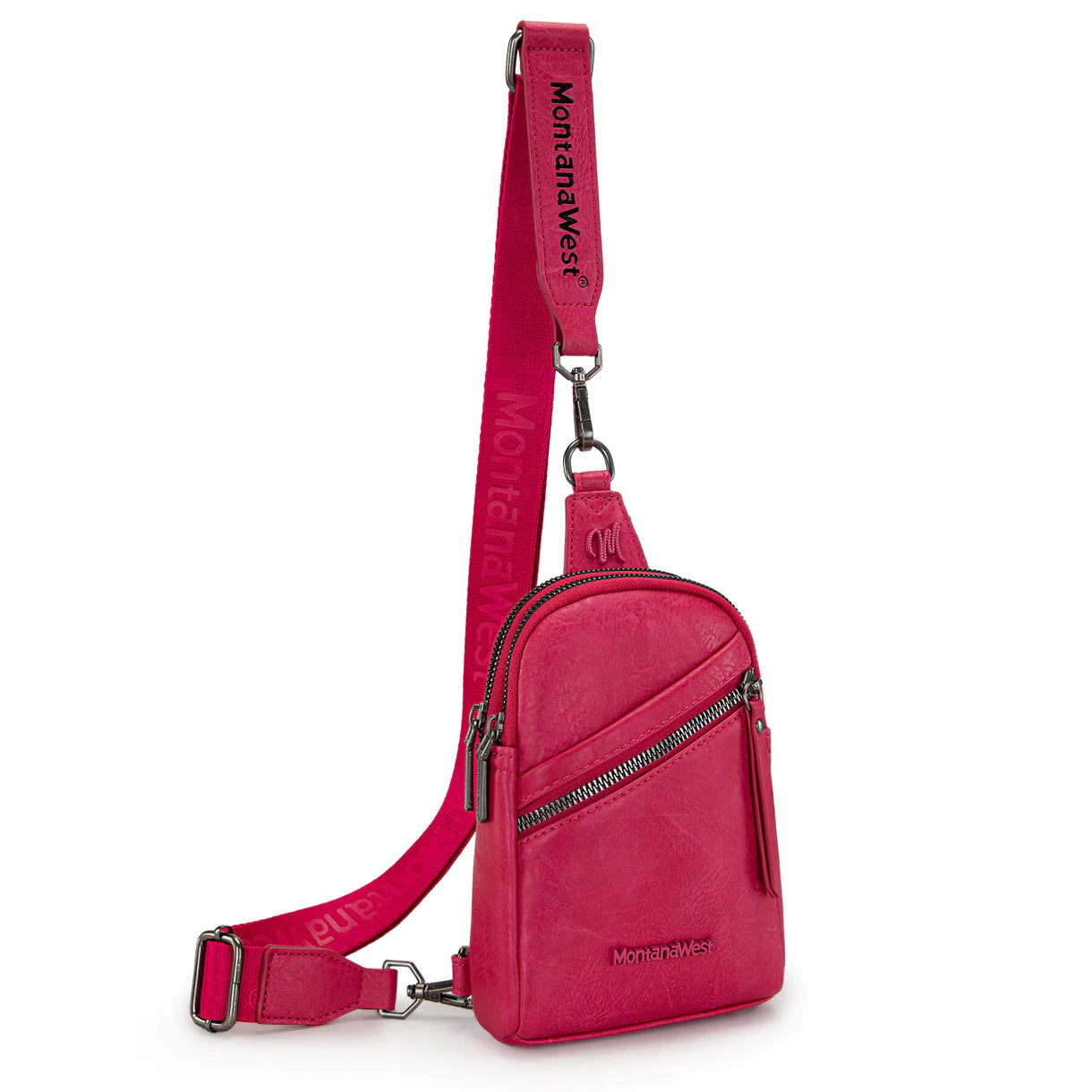 Montana West Sling Bag/Crossbody/Chest Bag - Hot Pink