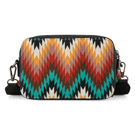 Wrangler Aztec Purse with Wallet Compartment - Tan