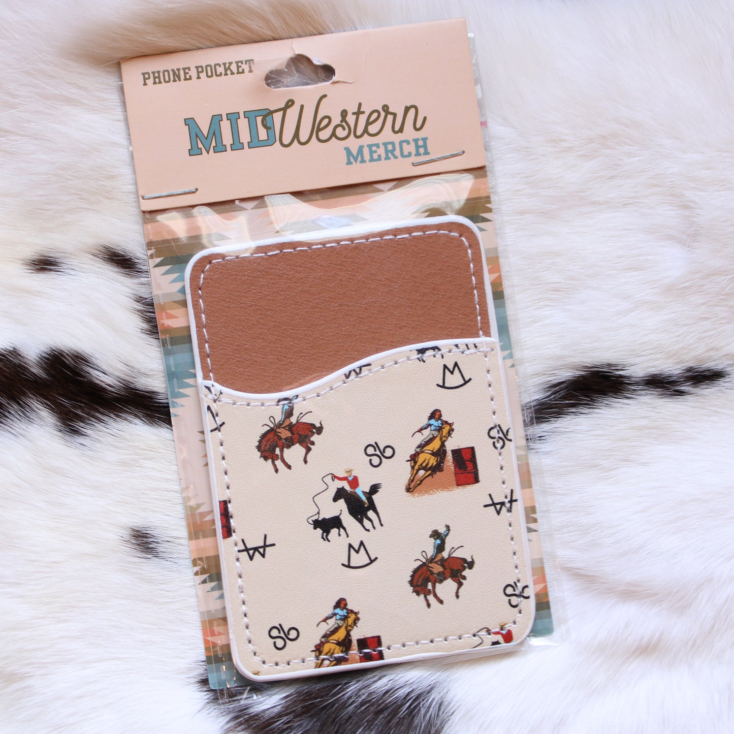 Phone Pockets- Vintage Cowboy