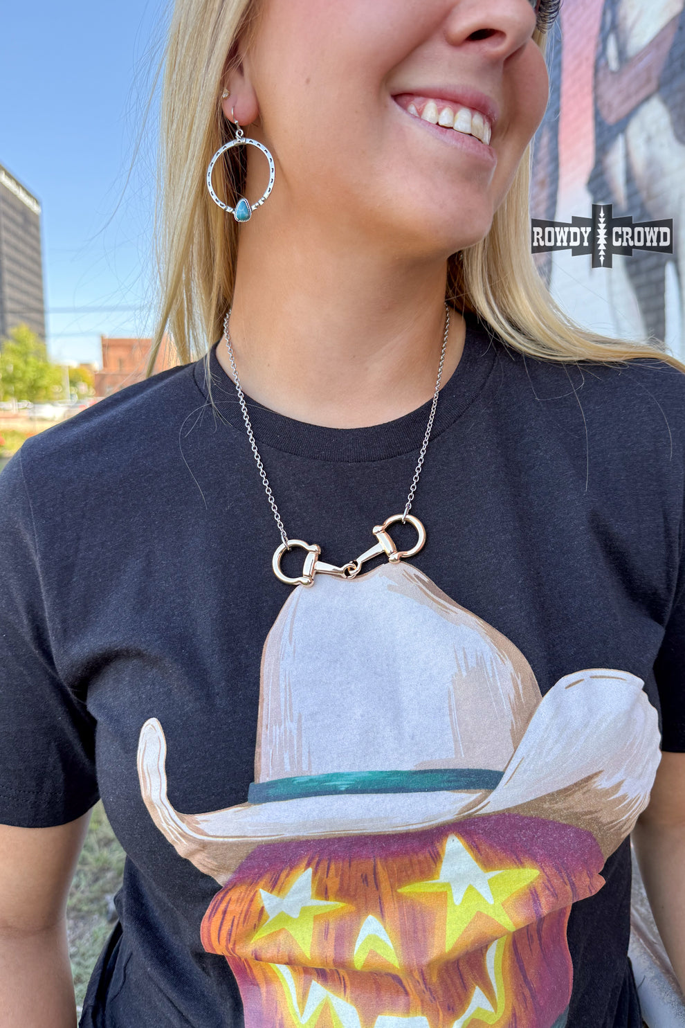 Hey Cowboy Necklace - Gold