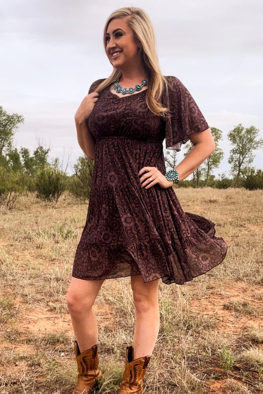 Bronzed Bloom Dress - Sterling Kreek