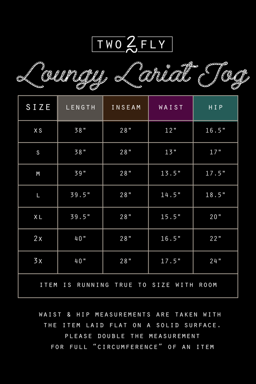 Loungy Lariat Joggers - Westy West