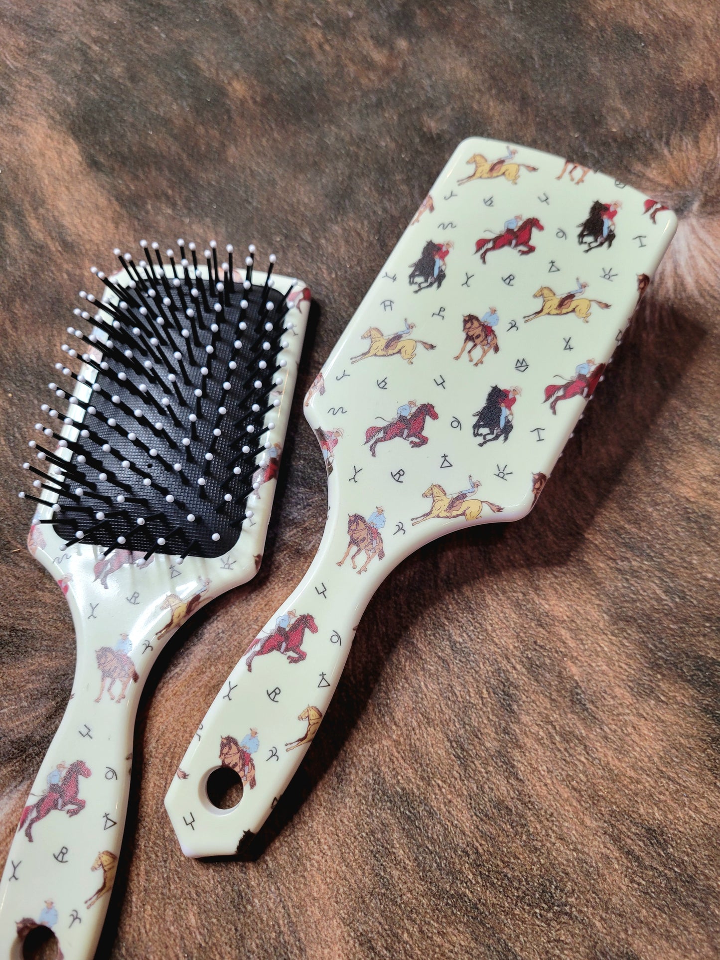 Cowboy Hairbrush