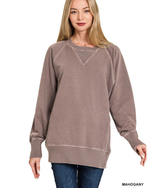 Christy Pullover - Mahogany