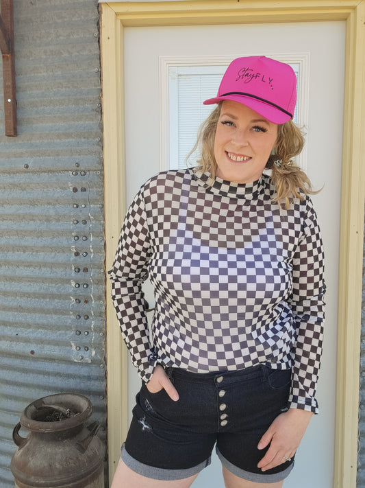Round The Track Mesh Long Sleeve