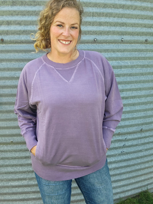 Christy Pullover - Lilac