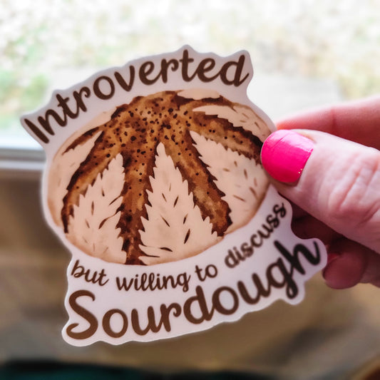 Introverted Waterproof Sticker