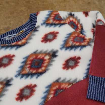 Kids Fleece Sweatshirt Aztec