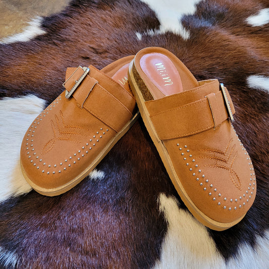 Josephine Mule Closed Toe Slip On