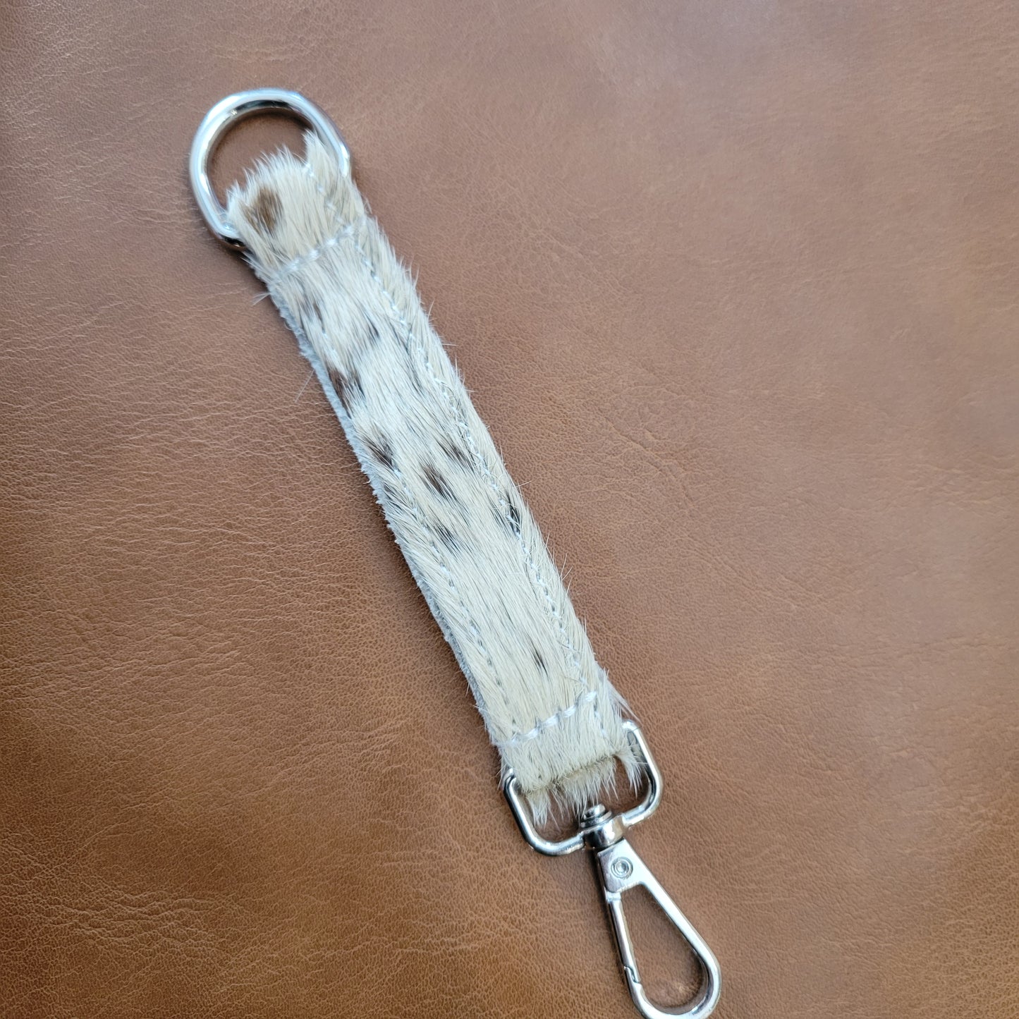 Genuine Leather Cowhide Keychain