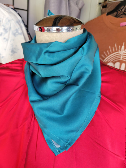 Buckaroo Rag 18x18 - Turquoise