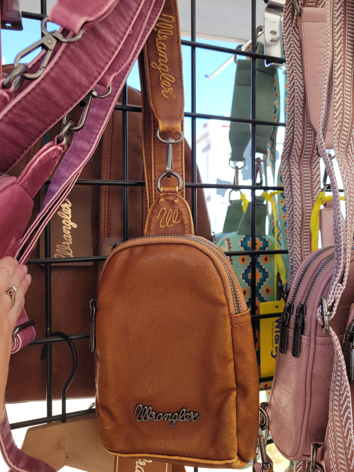 Wrangler Sling Bag/Crossbody/Chest Bag - Brown