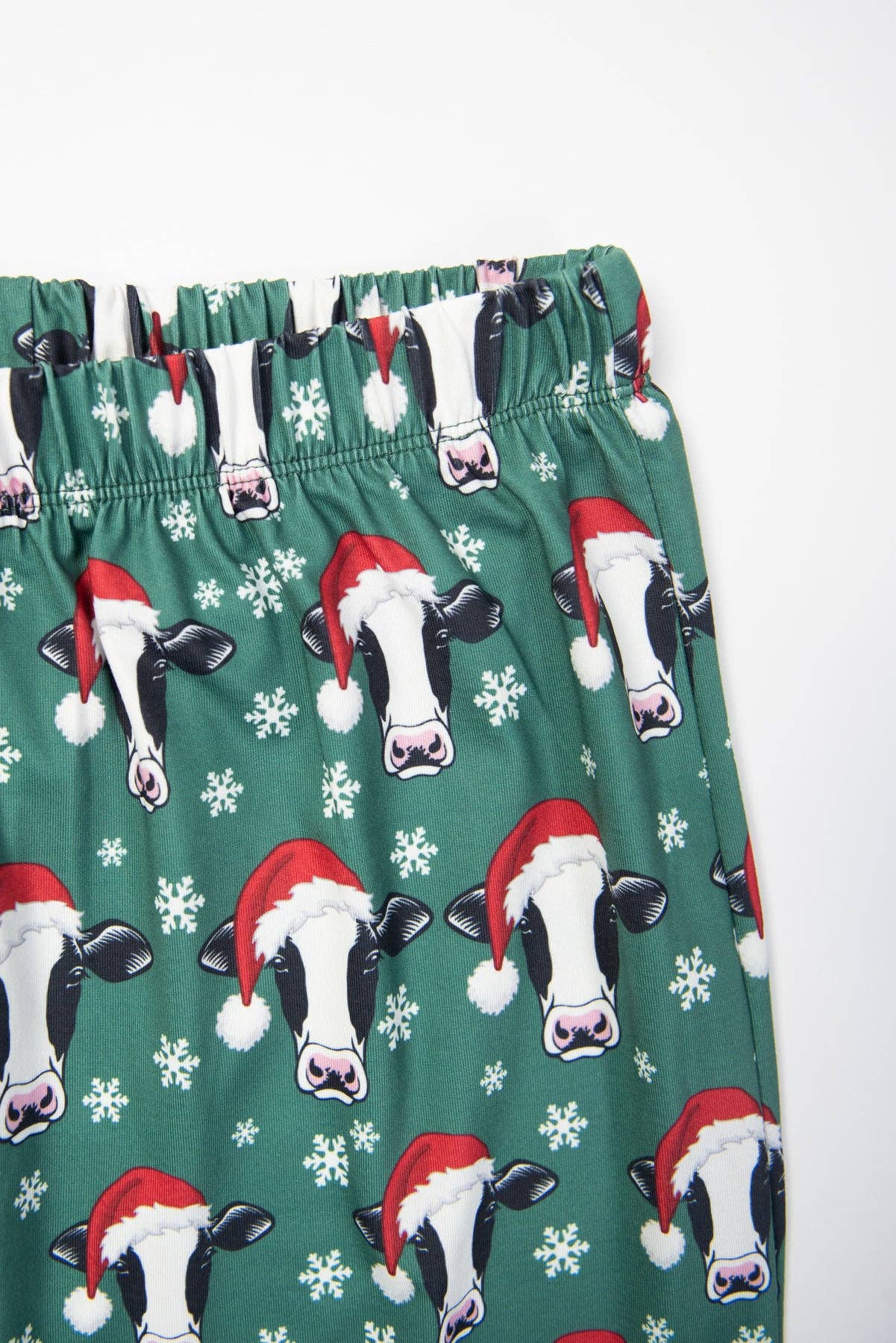Santa Cows & Snowflakes Adult Pajama Pants