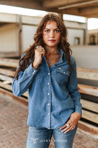 Classic Western Yoke Button Down