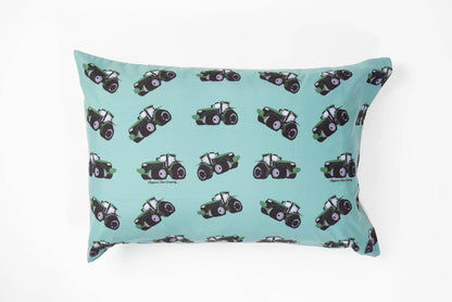 Big Green Tractor Pillow Case