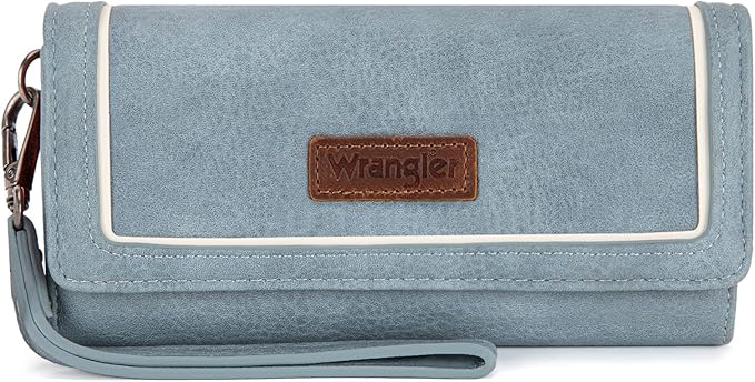 Wrangler Wristlet Wallet - Blue