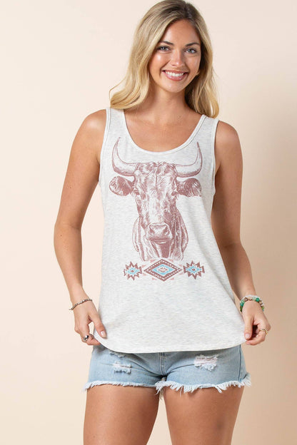 Cow Tank Top