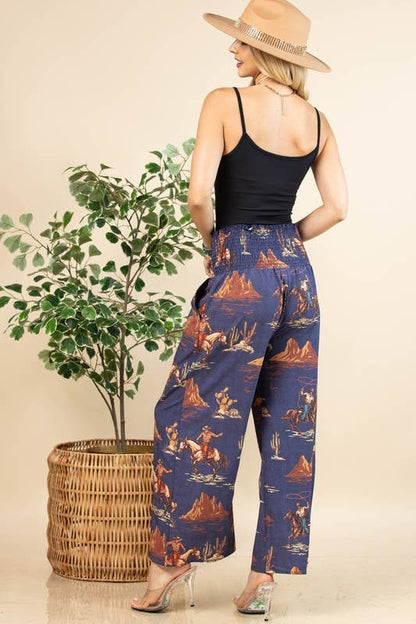Western Cowboy Relaxed Pants