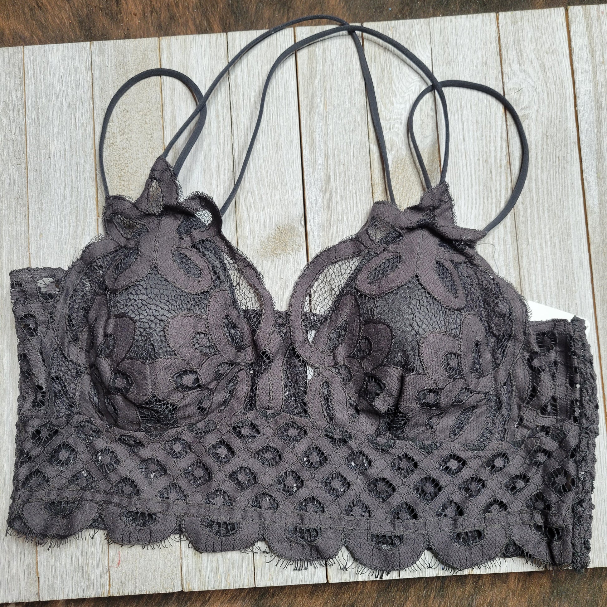 Grey bralette