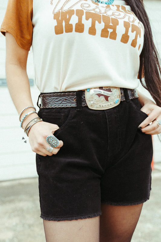 Caddylac Corduroy Shorts - Midnight