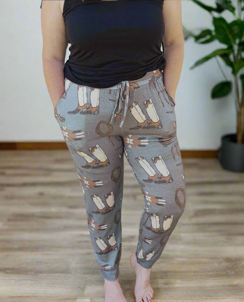 Loungy Lariat Joggers - Westy West