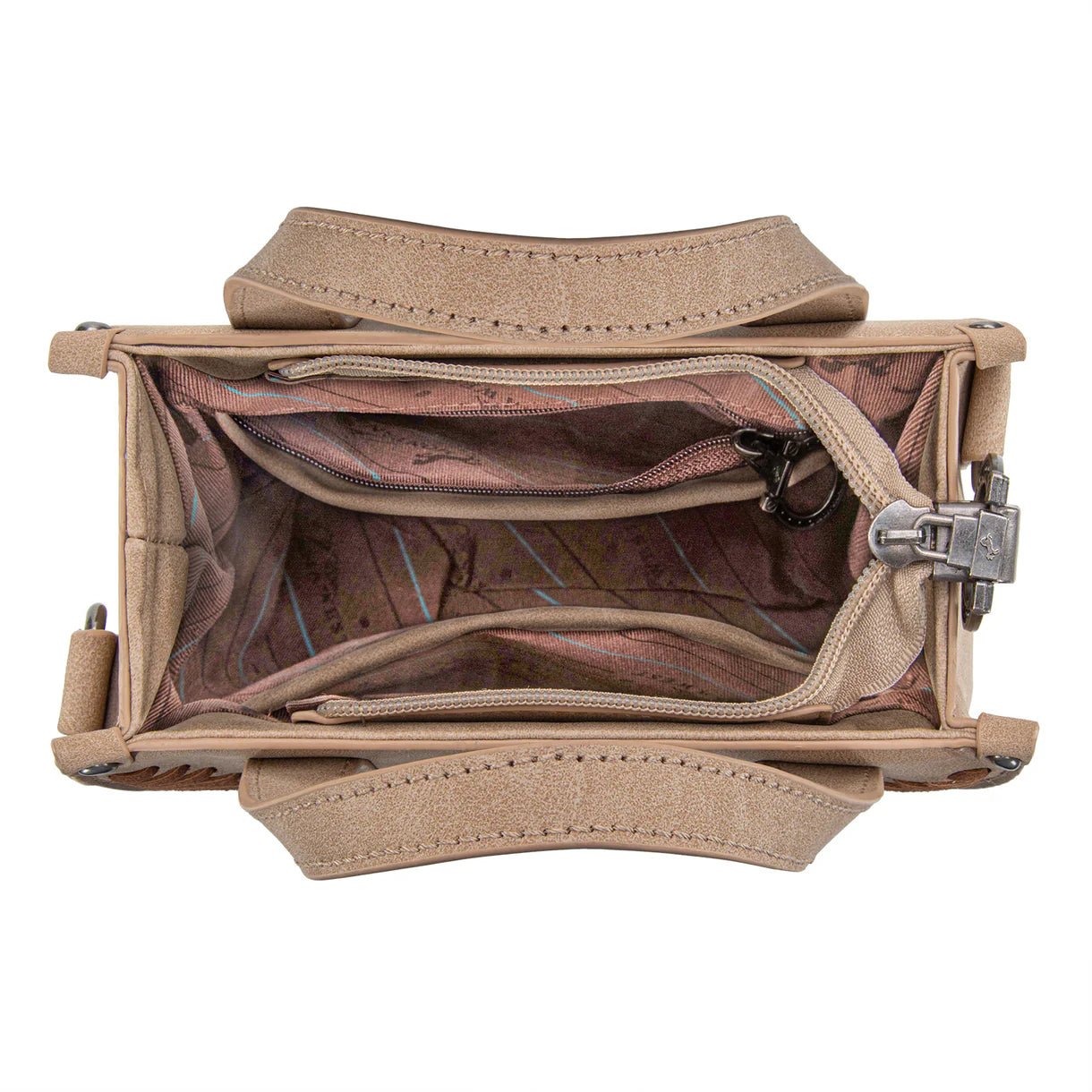 Montana West Aztec Collection Crossbody - Tan
