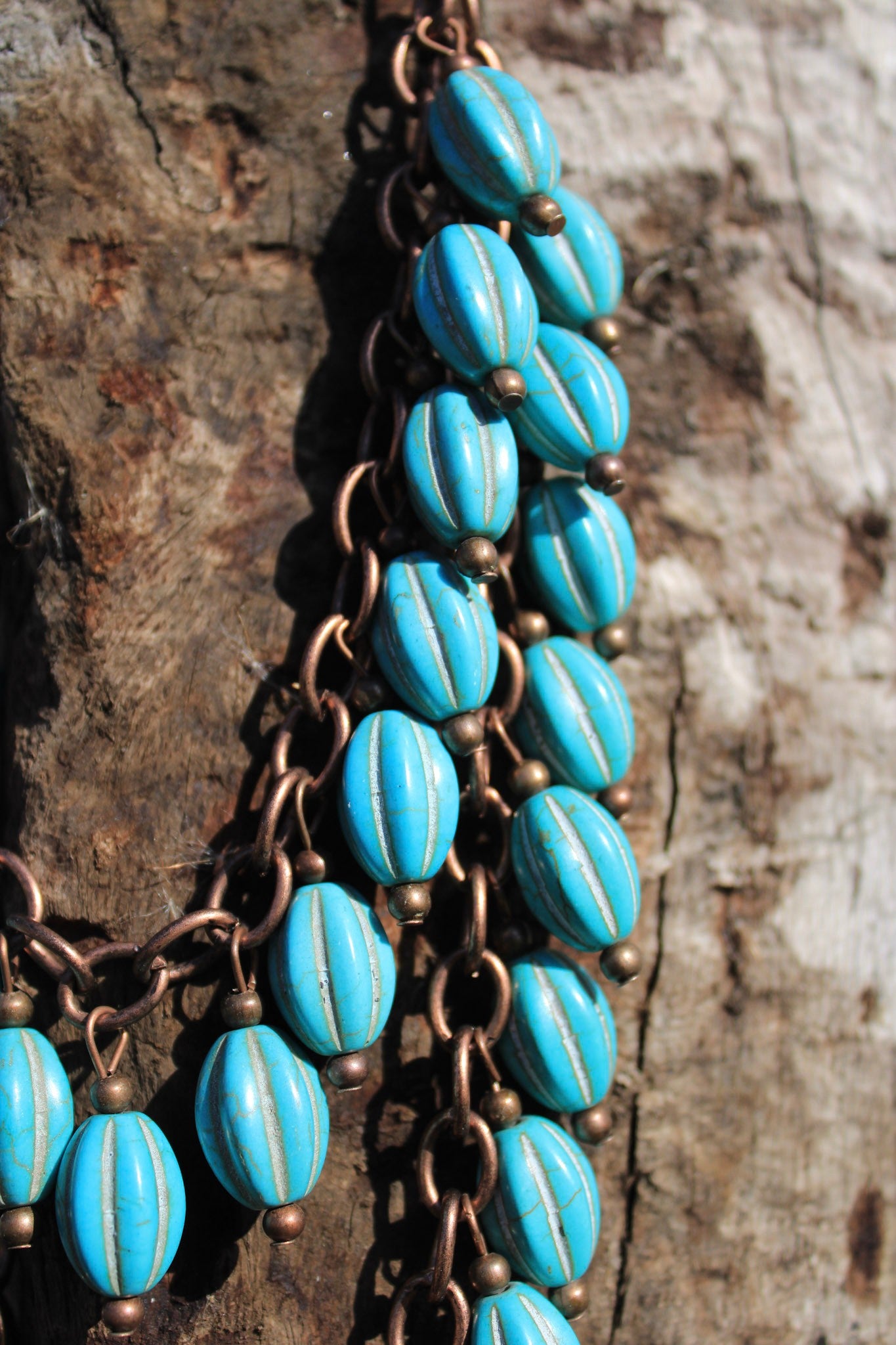 The Turquoise Melon Necklace