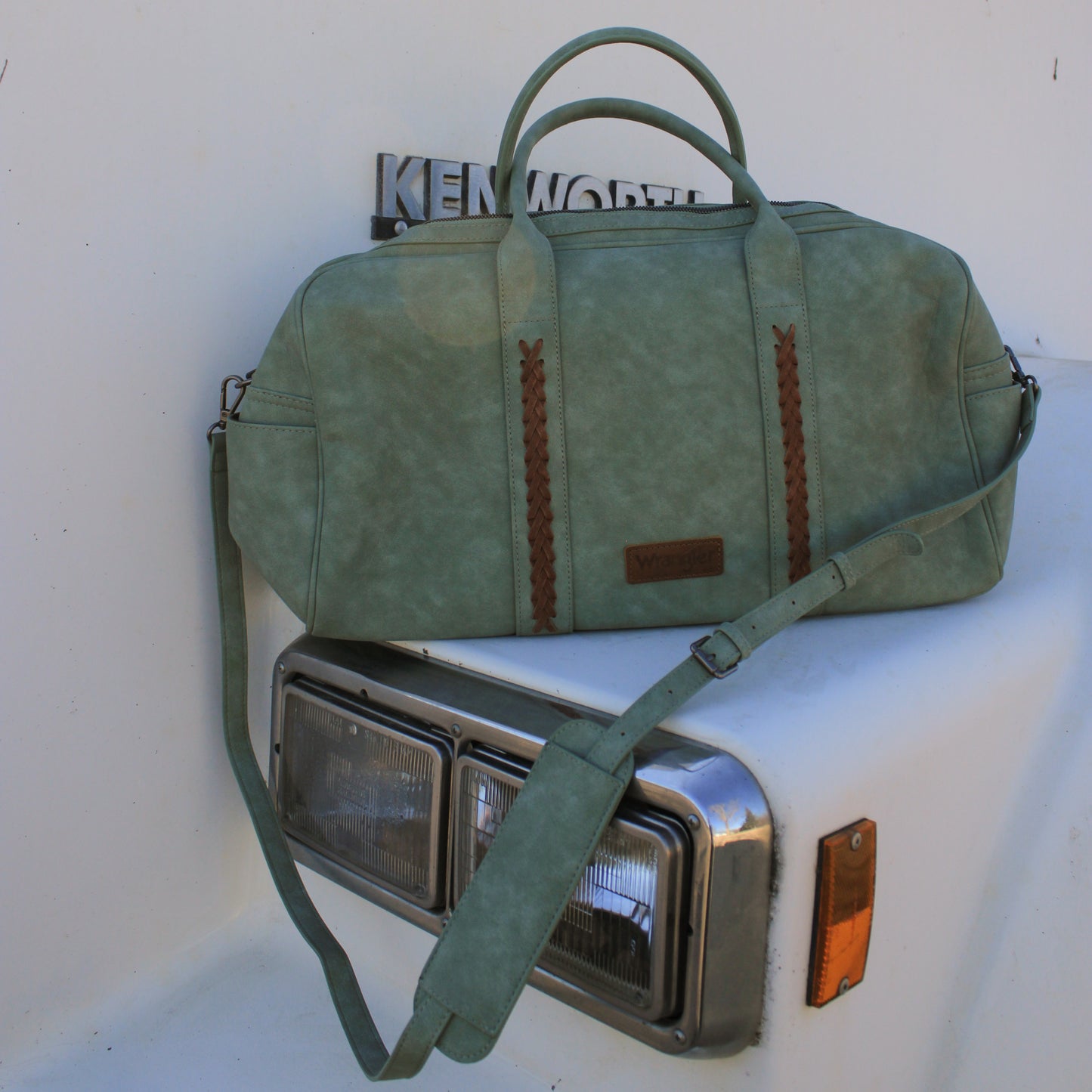 Wrangler Whipstitch Duffle Bag - Green