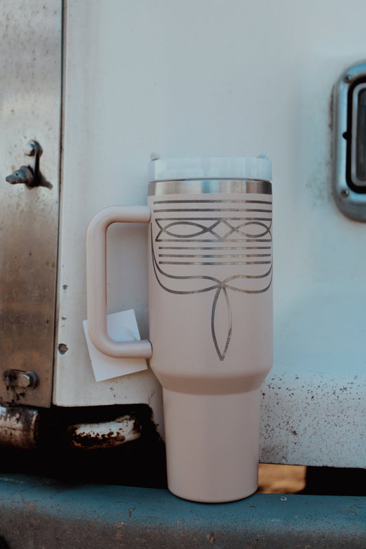 40oz Tumbler - Bootstitch