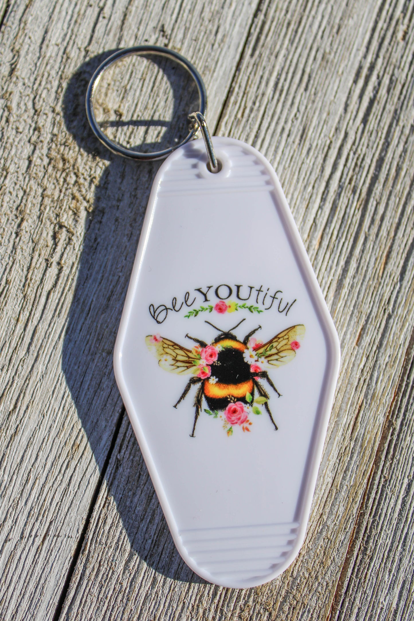 BeeYOUtiful Hotel Room Keychain