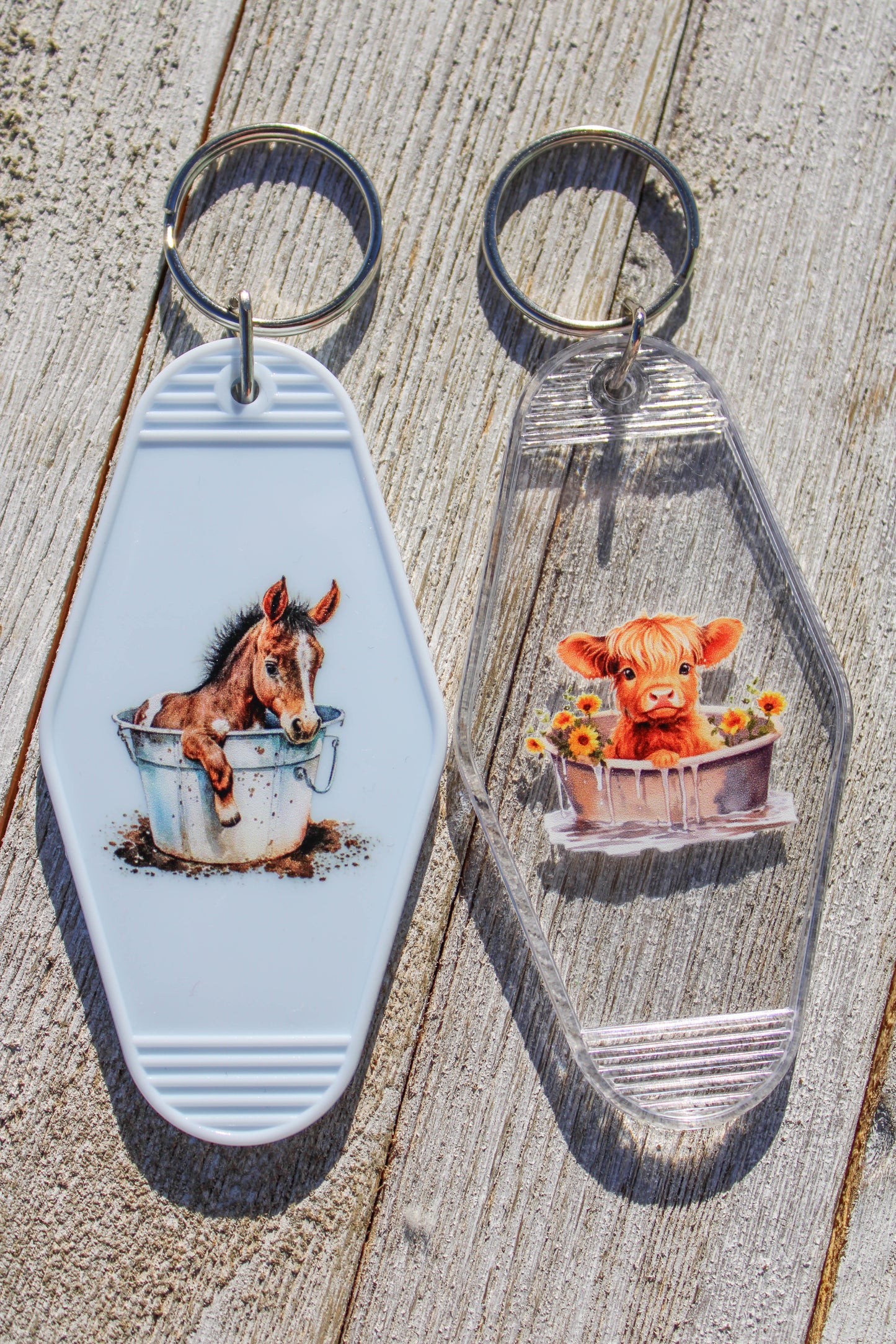 Bath Babies Hotel Room Keychain