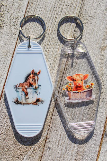 Bath Babies Hotel Room Keychain