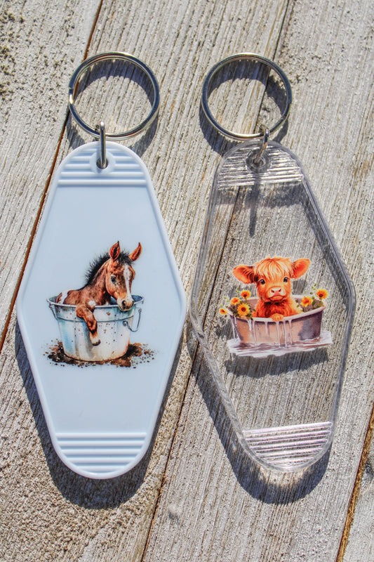 Bath Babies Hotel Room Keychain