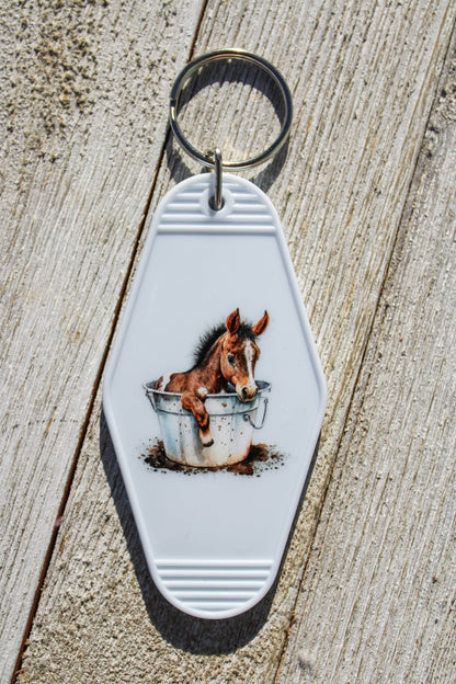 Bath Babies Hotel Room Keychain