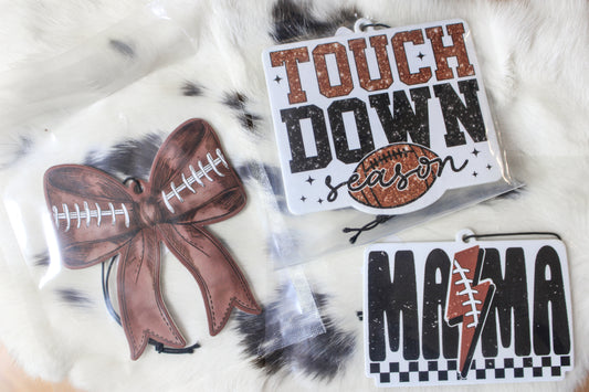Air Freshener || Football ||New Car, Pine, or Sandlewood