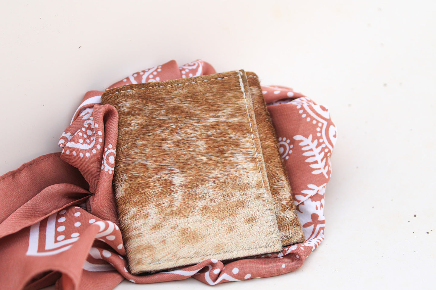 Tri-fold Hair on Hide Wallet