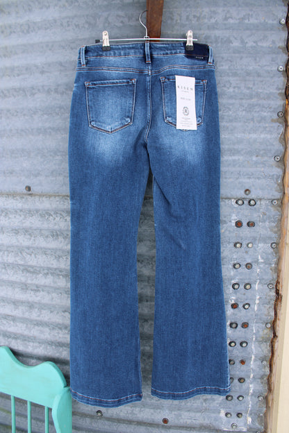 Chelsey Flare Jeans- Dark Wash