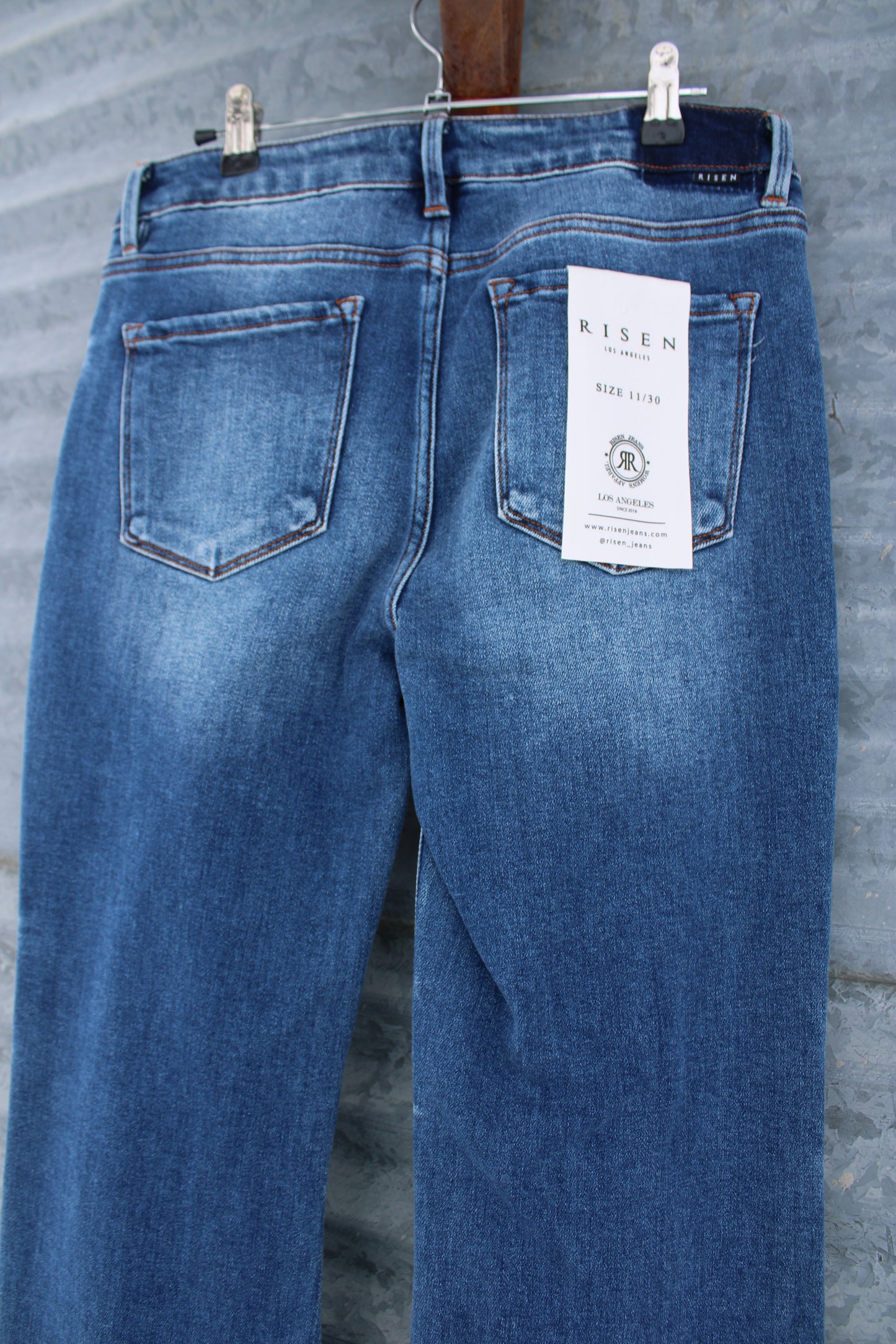 Chelsey Flare Jeans- Dark Wash