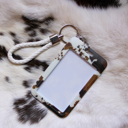 Luggage Tags- Brown Cow