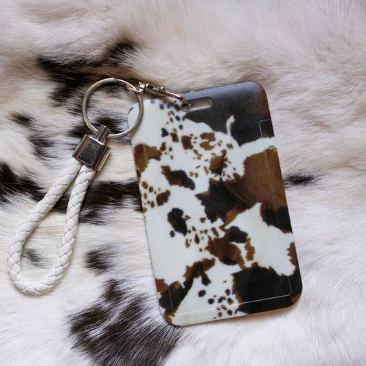 Luggage Tags- Brown Cow
